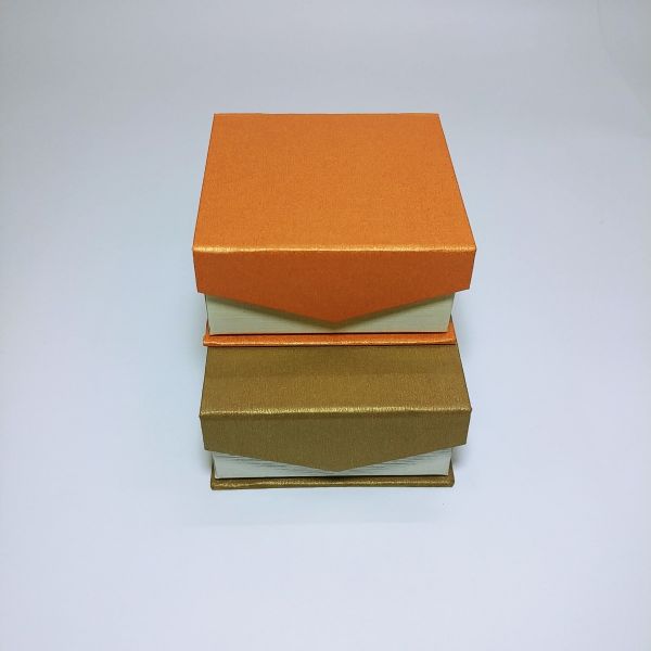 Pearl Bronze/Peach  Jewelry Rigid Box