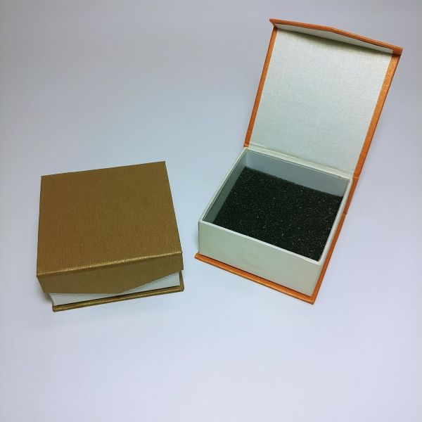 Pearl Bronze/Peach  Jewelry Rigid Box