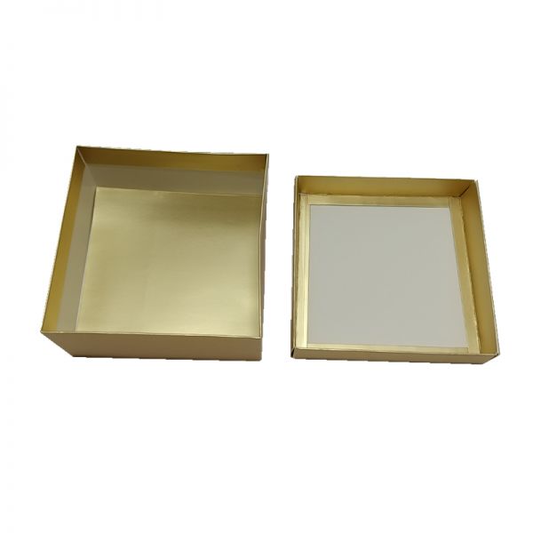 Matt Gold Foil Top & Bottom Box