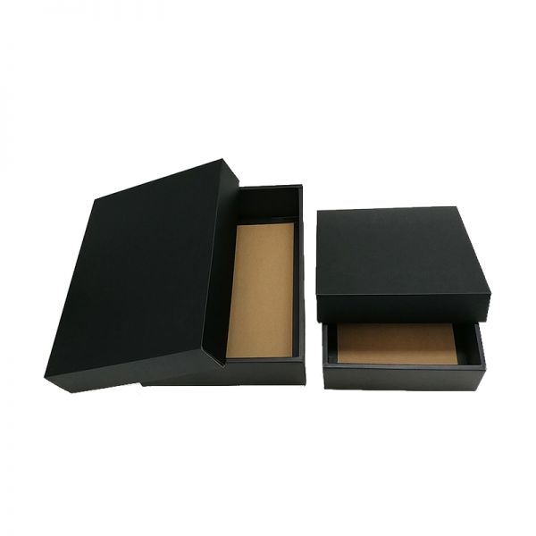 Black Matt Top and Bottom Corrugated Box
