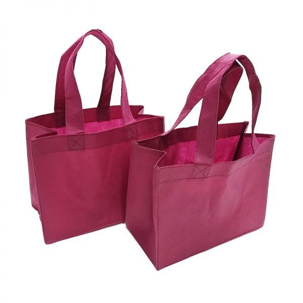 Maroon Non Woven Bag [Small]