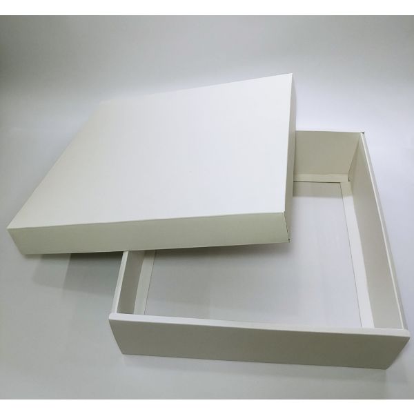White Matt Texture Top and Bottom Corrugated Box [X Large]