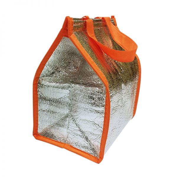 Thermal Bag - Silver & Orange
