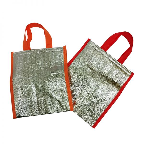 Thermal Bag - Silver & Red