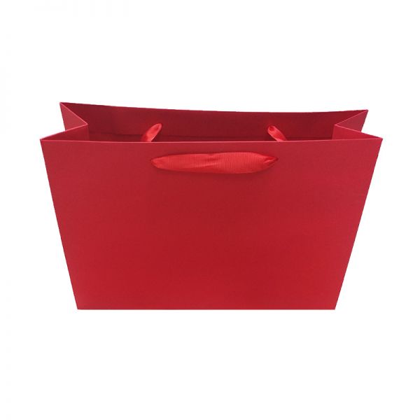 Red Card Bag with Long Ribbon Handles[XLarge]