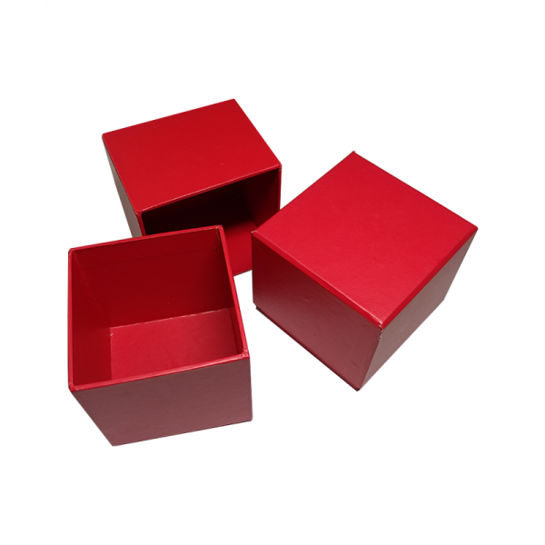 Red Matt Top and Bottom Rigid Box [Small]