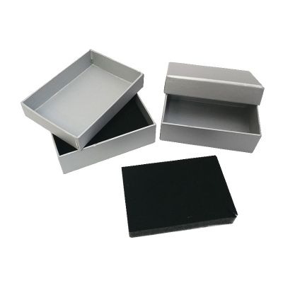  Silver Matt Top and Bottom Rigid Box - Small