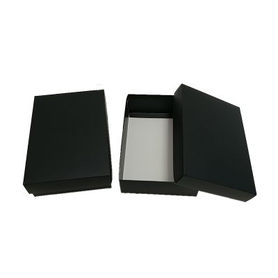Black Matt Top and Bottom Paper Box  [Small]