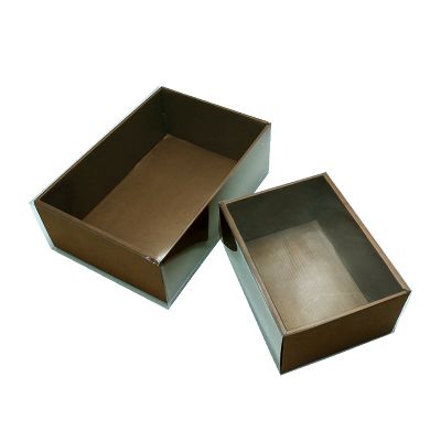  Bronze Corrugated Box with Pvc Sleeve Cover