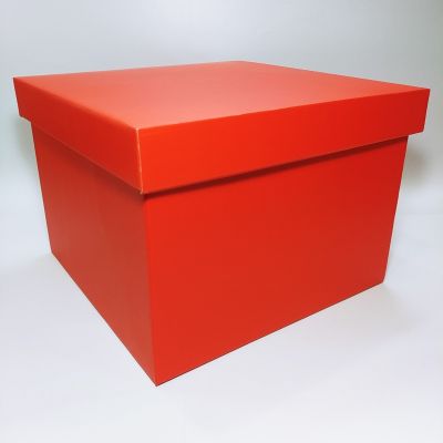 Red Matt Top and Bottom Corrugated Box  [XXLarge]