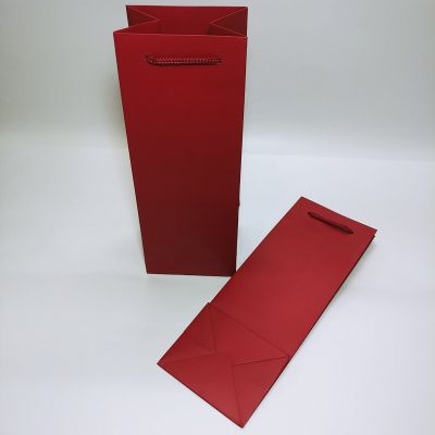 Maroon Matt Single Wine Bag 