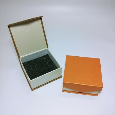 Pearl Bronze/Peach  Jewelry Rigid Box