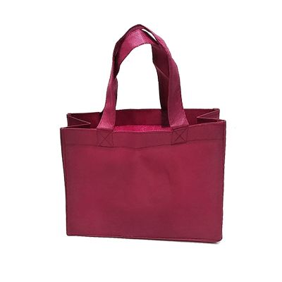 Maroon Non Woven Bag [Small]